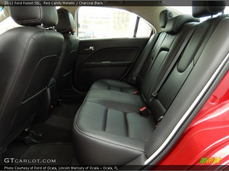 Red Candy Metallic / Charcoal Black 2012 Ford Fusion SEL