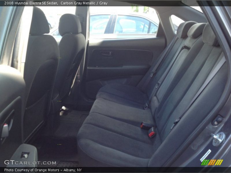 Carbon Gray Metallic / Gray 2008 Hyundai Elantra SE Sedan