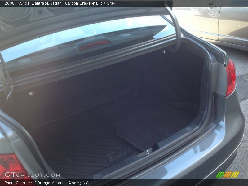 Carbon Gray Metallic / Gray 2008 Hyundai Elantra SE Sedan