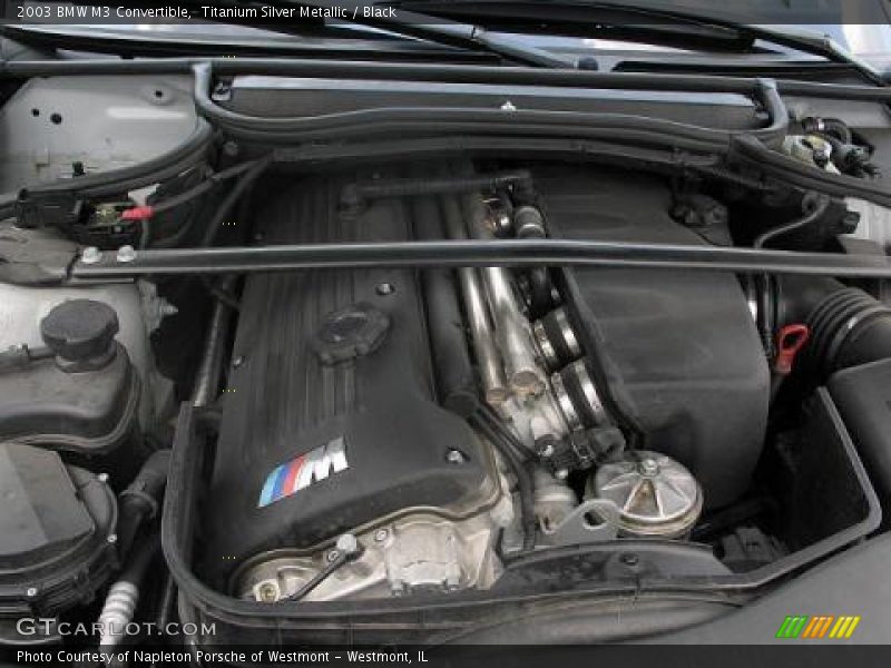 Titanium Silver Metallic / Black 2003 BMW M3 Convertible