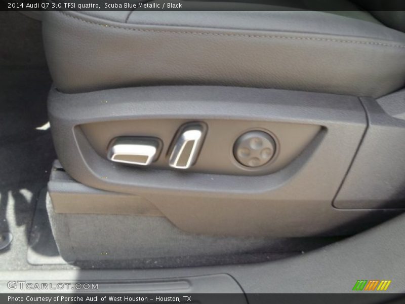 Scuba Blue Metallic / Black 2014 Audi Q7 3.0 TFSI quattro