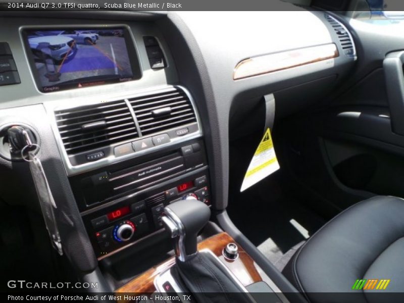 Scuba Blue Metallic / Black 2014 Audi Q7 3.0 TFSI quattro