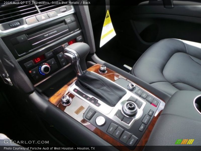 Scuba Blue Metallic / Black 2014 Audi Q7 3.0 TFSI quattro