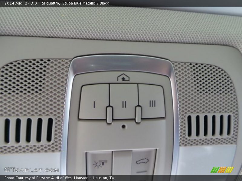 Scuba Blue Metallic / Black 2014 Audi Q7 3.0 TFSI quattro