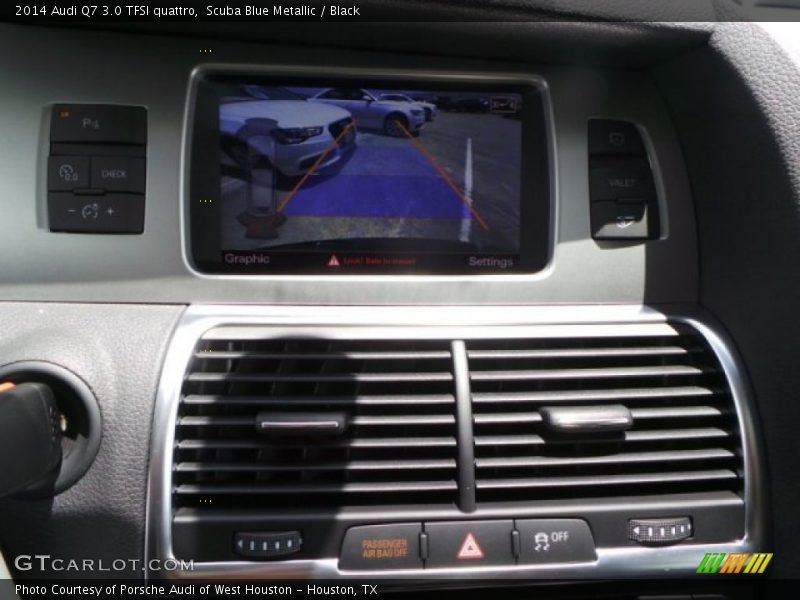 Scuba Blue Metallic / Black 2014 Audi Q7 3.0 TFSI quattro