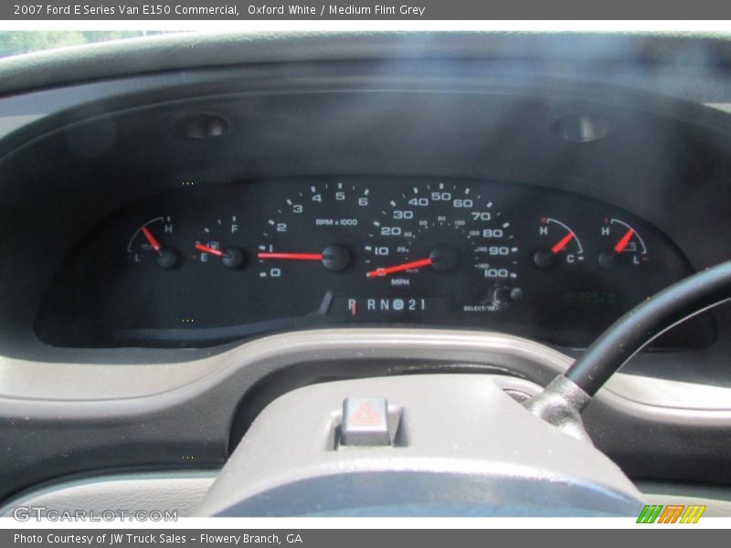 Oxford White / Medium Flint Grey 2007 Ford E Series Van E150 Commercial