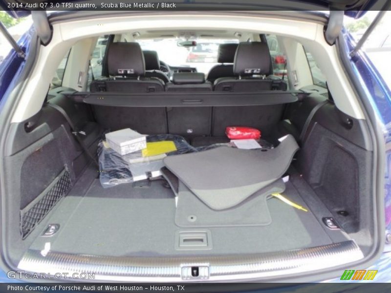 Scuba Blue Metallic / Black 2014 Audi Q7 3.0 TFSI quattro