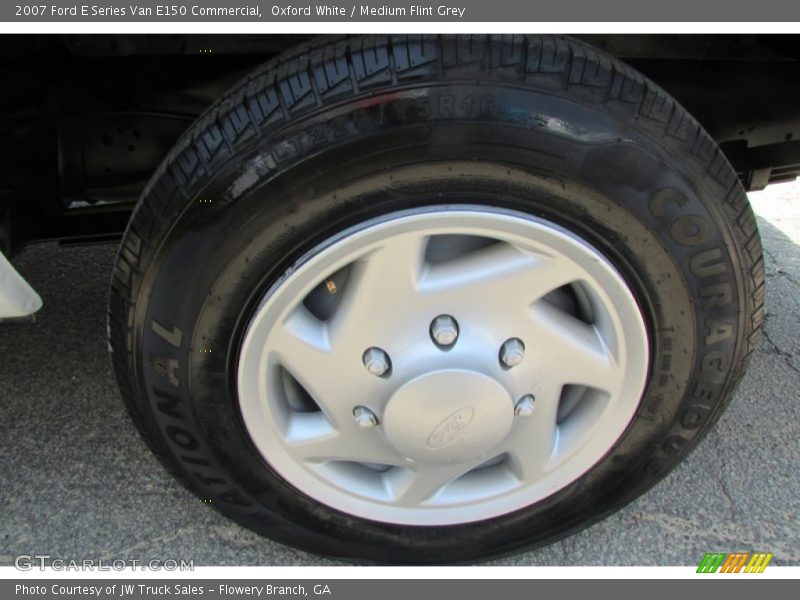 Oxford White / Medium Flint Grey 2007 Ford E Series Van E150 Commercial