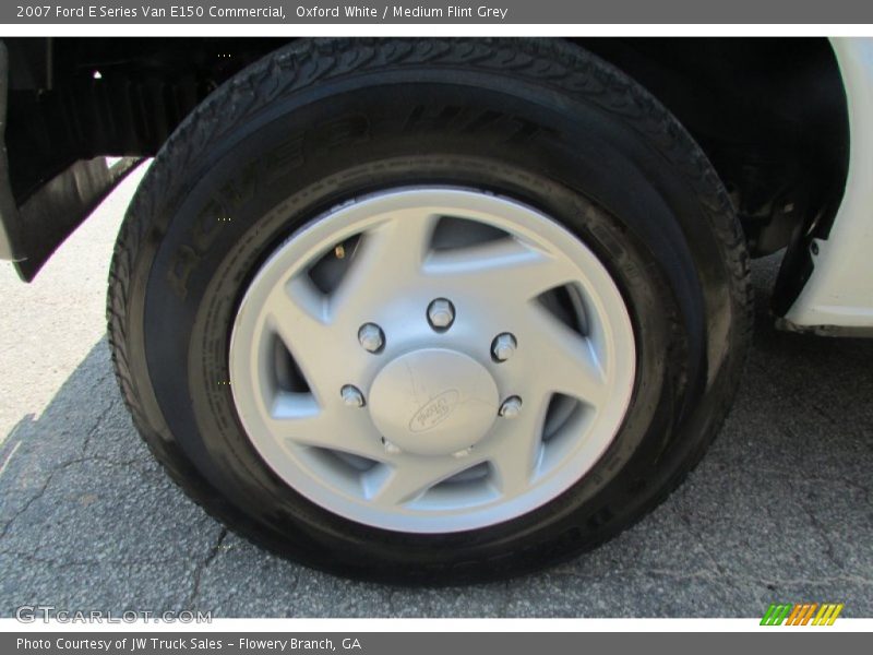 Oxford White / Medium Flint Grey 2007 Ford E Series Van E150 Commercial