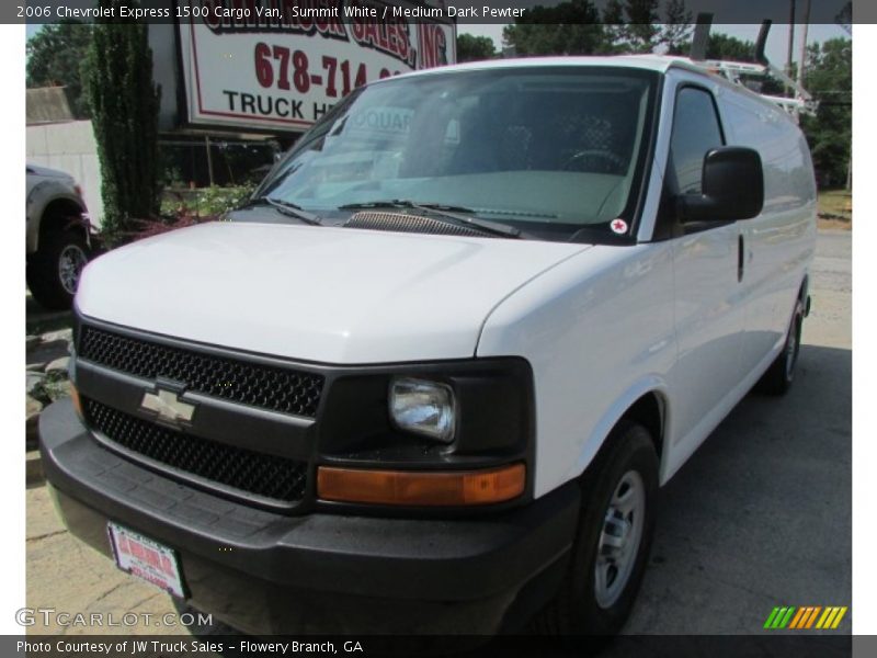Summit White / Medium Dark Pewter 2006 Chevrolet Express 1500 Cargo Van