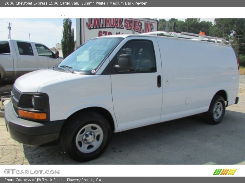 Summit White / Medium Dark Pewter 2006 Chevrolet Express 1500 Cargo Van