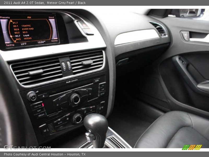 Meteor Grey Pearl / Black 2011 Audi A4 2.0T Sedan