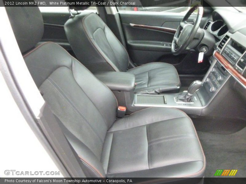 White Platinum Metallic Tri-Coat / Dark Charcoal 2012 Lincoln MKZ FWD