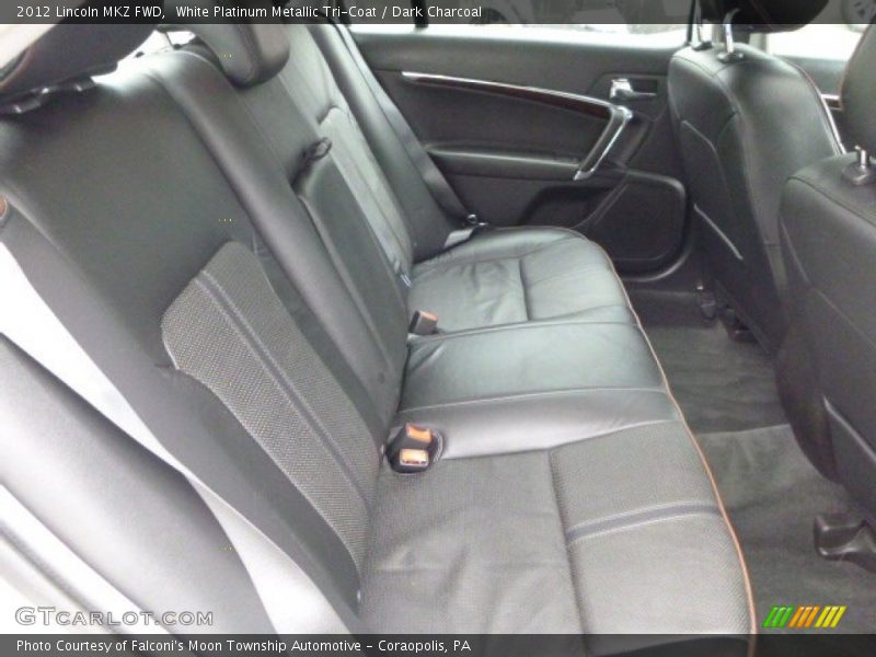 White Platinum Metallic Tri-Coat / Dark Charcoal 2012 Lincoln MKZ FWD