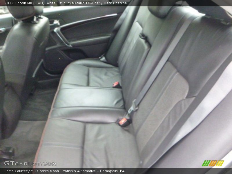 White Platinum Metallic Tri-Coat / Dark Charcoal 2012 Lincoln MKZ FWD
