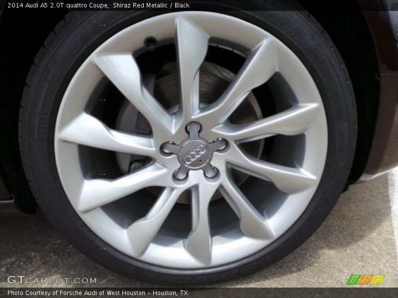 Shiraz Red Metallic / Black 2014 Audi A5 2.0T quattro Coupe