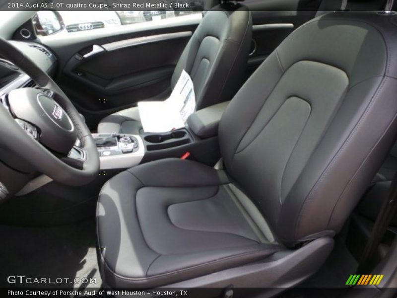 Shiraz Red Metallic / Black 2014 Audi A5 2.0T quattro Coupe