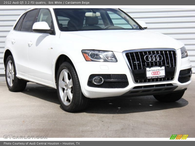 Ibis White / Cardamom Beige 2012 Audi Q5 3.2 FSI quattro