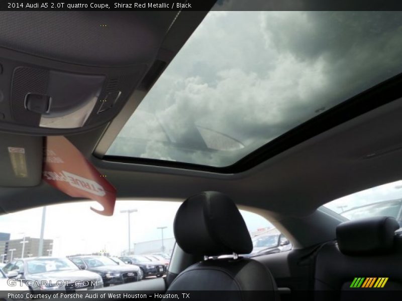 Shiraz Red Metallic / Black 2014 Audi A5 2.0T quattro Coupe