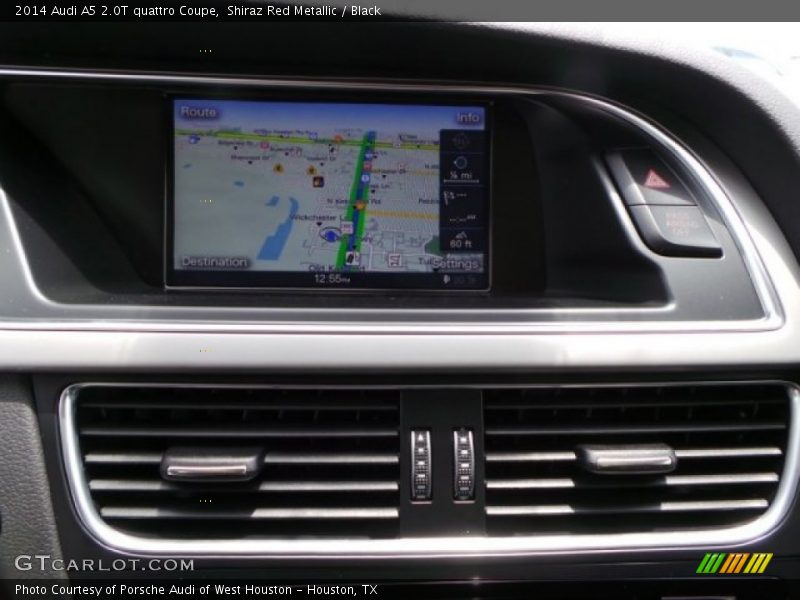 Shiraz Red Metallic / Black 2014 Audi A5 2.0T quattro Coupe
