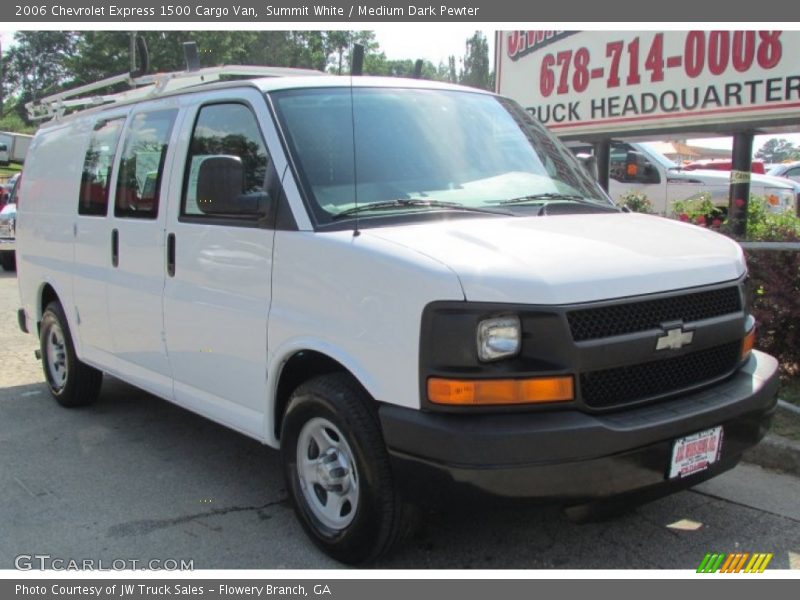 Summit White / Medium Dark Pewter 2006 Chevrolet Express 1500 Cargo Van