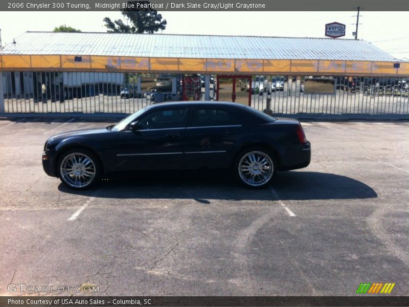 Midnight Blue Pearlcoat / Dark Slate Gray/Light Graystone 2006 Chrysler 300 Touring
