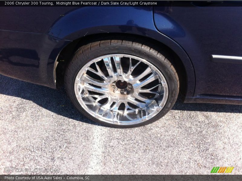 Midnight Blue Pearlcoat / Dark Slate Gray/Light Graystone 2006 Chrysler 300 Touring