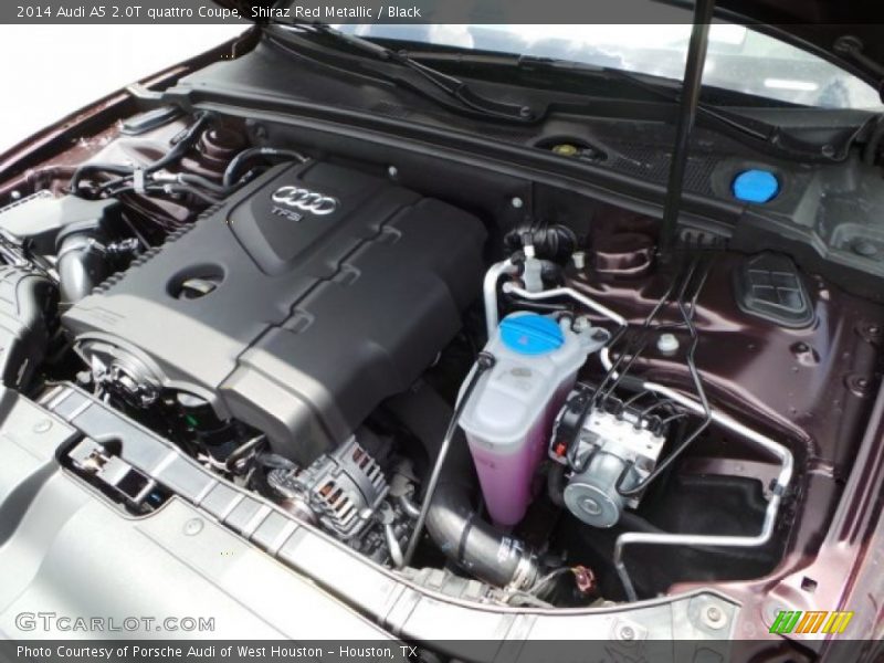 Shiraz Red Metallic / Black 2014 Audi A5 2.0T quattro Coupe