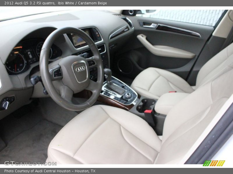 Ibis White / Cardamom Beige 2012 Audi Q5 3.2 FSI quattro