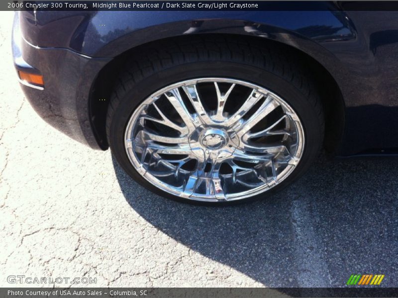 Midnight Blue Pearlcoat / Dark Slate Gray/Light Graystone 2006 Chrysler 300 Touring