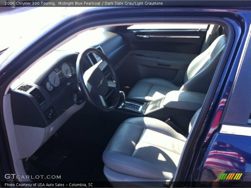 Midnight Blue Pearlcoat / Dark Slate Gray/Light Graystone 2006 Chrysler 300 Touring