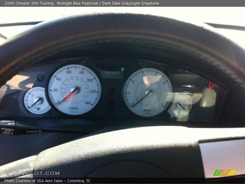 Midnight Blue Pearlcoat / Dark Slate Gray/Light Graystone 2006 Chrysler 300 Touring