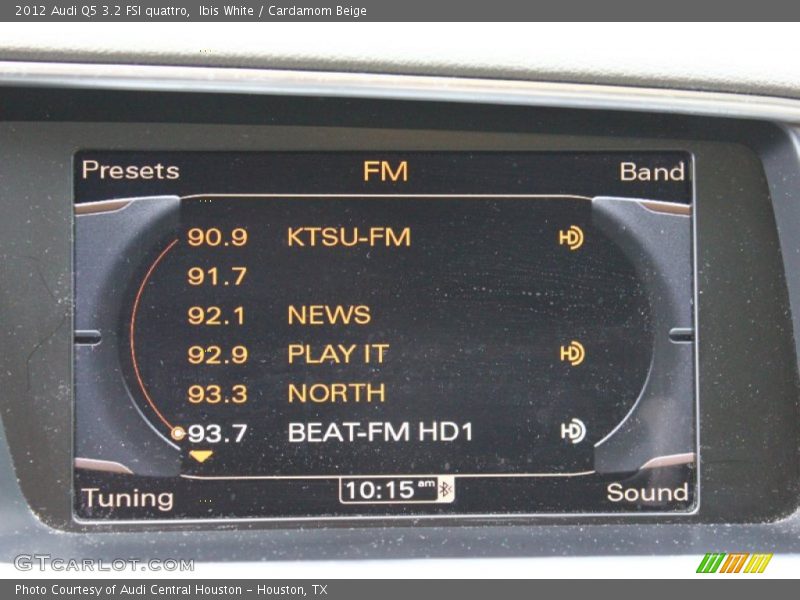 Ibis White / Cardamom Beige 2012 Audi Q5 3.2 FSI quattro