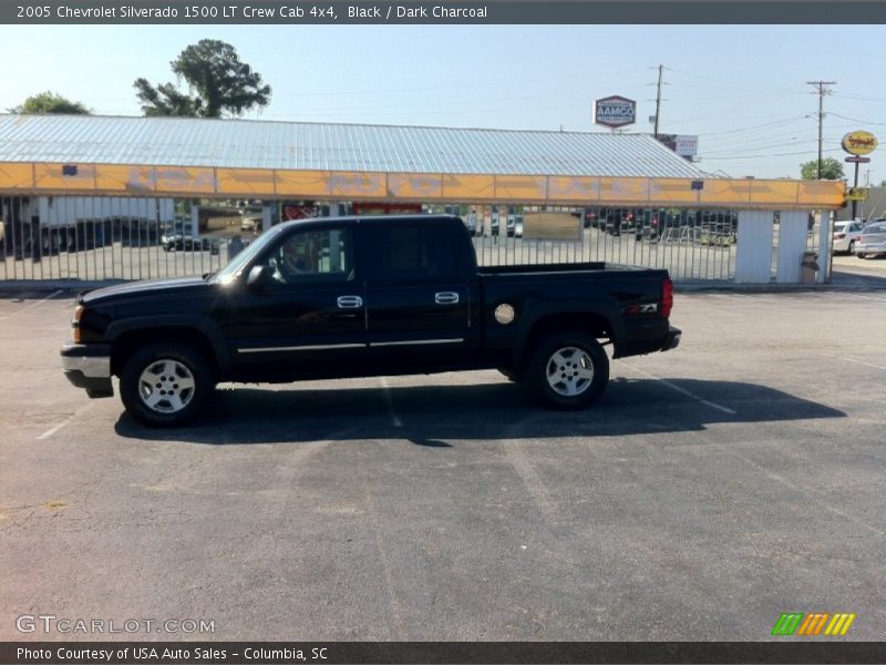 Black / Dark Charcoal 2005 Chevrolet Silverado 1500 LT Crew Cab 4x4