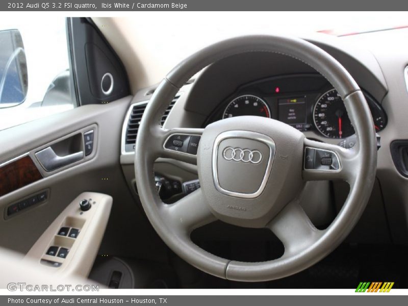Ibis White / Cardamom Beige 2012 Audi Q5 3.2 FSI quattro