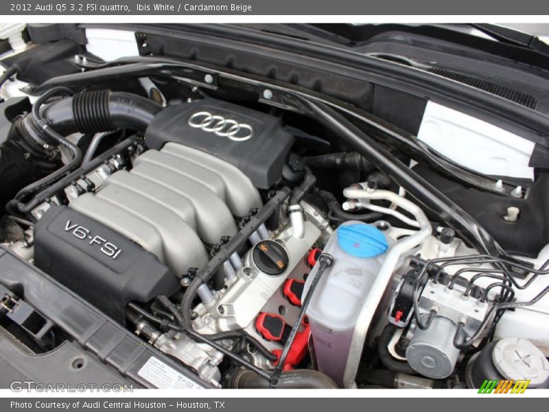 Ibis White / Cardamom Beige 2012 Audi Q5 3.2 FSI quattro