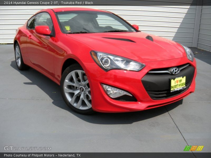 Tsukuba Red / Black 2014 Hyundai Genesis Coupe 2.0T