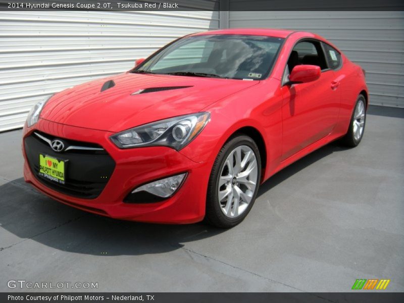 Tsukuba Red / Black 2014 Hyundai Genesis Coupe 2.0T