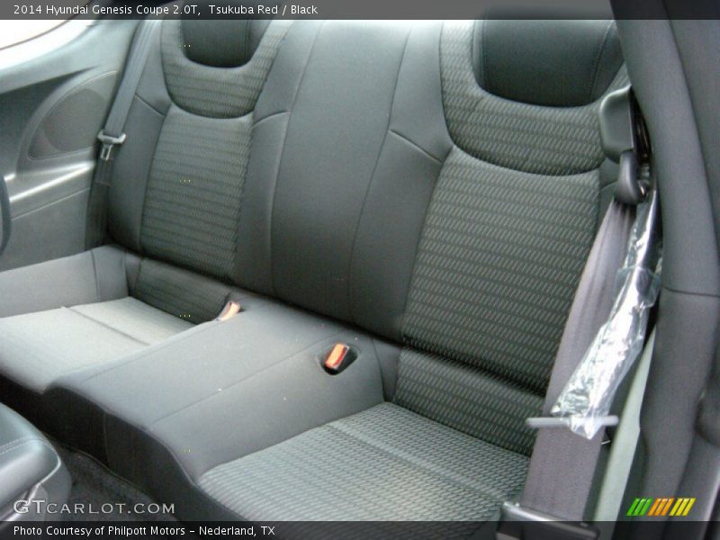 Rear Seat of 2014 Genesis Coupe 2.0T