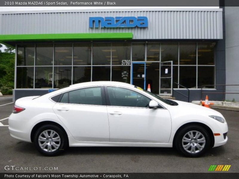 Performance White / Black 2010 Mazda MAZDA6 i Sport Sedan