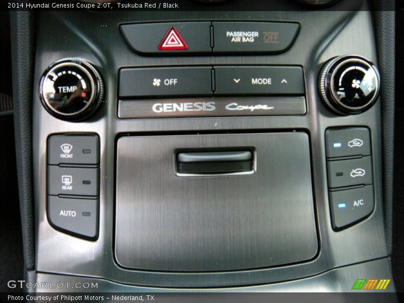 Controls of 2014 Genesis Coupe 2.0T