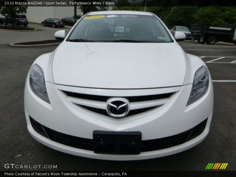 Performance White / Black 2010 Mazda MAZDA6 i Sport Sedan