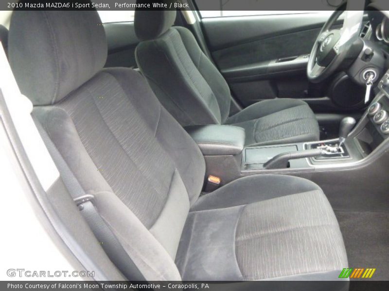 Performance White / Black 2010 Mazda MAZDA6 i Sport Sedan