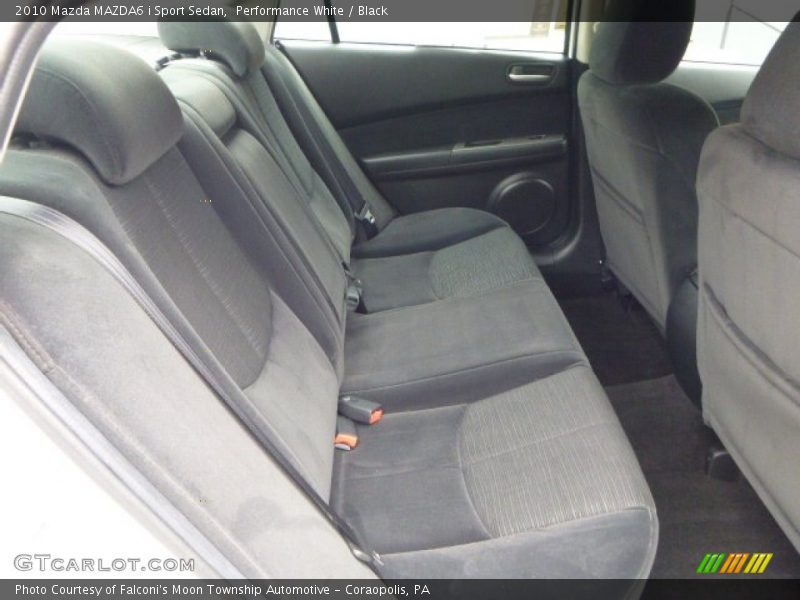 Performance White / Black 2010 Mazda MAZDA6 i Sport Sedan