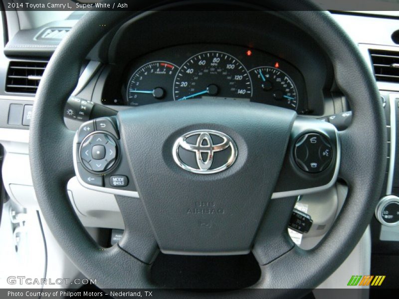 Super White / Ash 2014 Toyota Camry L