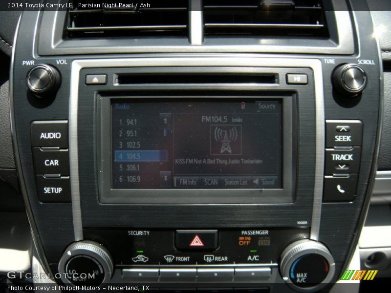 Parisian Night Pearl / Ash 2014 Toyota Camry LE