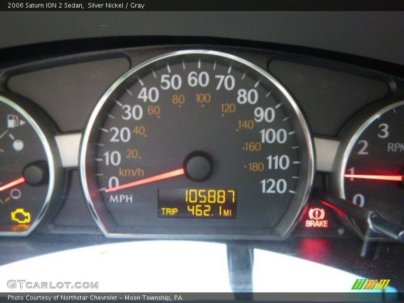 Silver Nickel / Gray 2006 Saturn ION 2 Sedan
