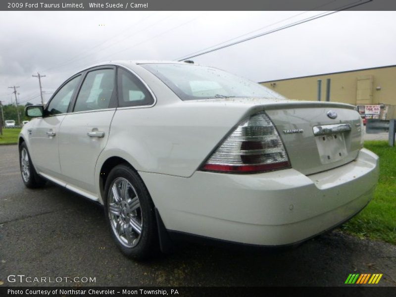 White Suede / Camel 2009 Ford Taurus Limited