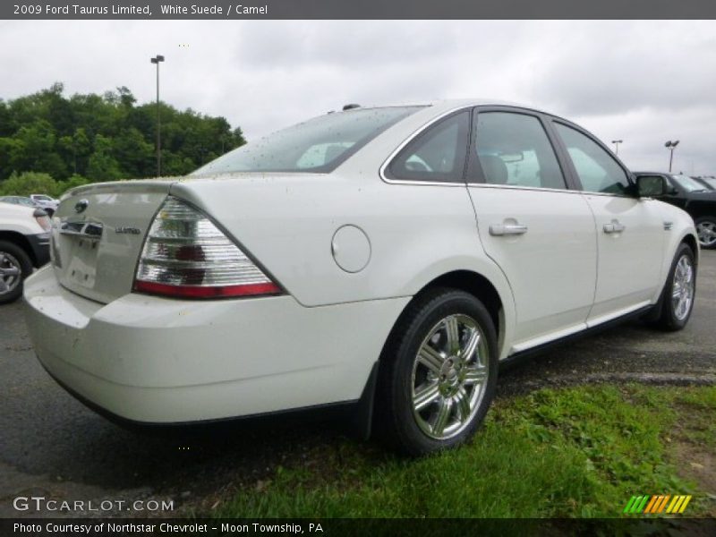 White Suede / Camel 2009 Ford Taurus Limited