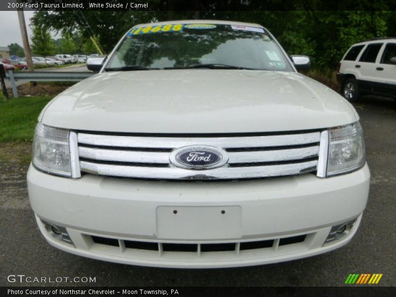 White Suede / Camel 2009 Ford Taurus Limited